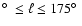 $\hbox{$^\circ$ }\leq \ell \leq175
\hbox{$^\circ$ }$