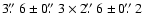 $3\hbox{$.\!\!^{\prime\prime}$ }6\pm0\hbox{$.\!\!^{\prime\prime}$ }3\times2\hbox{$.\!\!^{\prime\prime}$ }6\pm0\hbox{$.\!\!^{\prime\prime}$ }2$