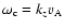 $\omega_{\rm c}=k_z v_{\rm A}$