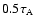 $0.5\tau_{\rm A}$