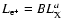 $L_{\rm e^+} = B L_{\rm X}^a$