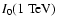 ${I}_{0} (1~{\rm TeV})$