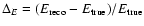 $\Delta_{{E}} = ({E}_{\rm reco}-{E}_{\rm true})/{E}_{\rm true}$