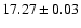 $17.27\pm0.03$