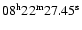 $08^{\rm h}22^{\rm m}27.45^{\rm s}$