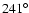 $241^\circ$