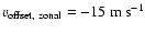 $v_{\rm offset,\ zonal}=-15\ \rm m~s^{-1}$