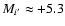 $M_{i^{\prime}} \approx
+5.3$
