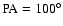 $\rm PA=100^\circ$