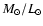 $M_\odot/L_\odot$
