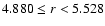$4.880\le r<5.528$