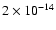 $2\times10^{-14}$