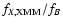 $f_{X,\rm XMM}/f_{B}$
