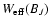 $W_{\rm
eff}(B_{J})$