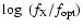 $\log~(f_{\rm X}/f_{\rm opt})$
