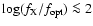 $\log(f_{\rm X}/f_{\rm opt}) \la 2$