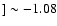 $]\sim-1.08$