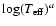 $\log (T_{\rm eff})^{a}$