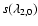$s(\lambda_{2,0})$