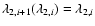 $\lambda_{2,i+1}(\lambda_{2,i})=\lambda_{2,i}$
