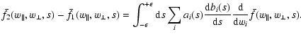 $\displaystyle \bar{f}_{2}(w_{\parallel},w_{\perp},s)-\bar{f}_{1}(w_{\parallel},...
...}(s)}{{\rm d}s} \frac{{\rm d}}{{\rm d}w_{i}}\bar{f}(w_{\parallel},w_{\perp},s).$