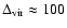 $\Delta_{\rm vir}\approx 100$