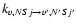 $k_{v, NSj \to v', N'Sj'}$