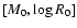 $[M_0, \log R_0]$