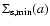 $\Sigma_{\rm s,min}(a)$