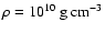 $\rho=10^{10}~{\rm g~cm}^{-3}$