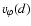 $v_\varphi (d)$