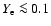 $Y_{\rm e}\la 0.1$