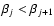 $\beta_j < \beta_{j+1}$