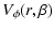 $\displaystyle V_\phi(r,\beta)$