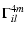 $\displaystyle \Gamma_{il}^{4m}$
