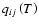 $q_{ij}\left(T\right)$
