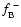 $f_{\rm B}^{\rm ~-}$