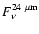 $F_{\nu}^{24~\mu{\rm m}}$