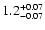 $\rm 1.2_{-0.07}^{+0.07}$