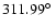 $311.99\hbox{$^\circ$ }$