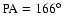 $\rm PA = 166\hbox{$^\circ$ }$