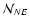$\mathcal{N}_{NE} $