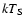 $kT_{\rm S}$