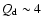 $Q_{\rm d} \sim 4$