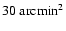 $30~{\rm arcmin}^2$