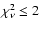 $\chi ^2_{\nu } \leq 2$