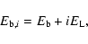 \begin{displaymath}%
E_{{\rm b},i}=E_{\rm b} + iE_{\rm L},
\end{displaymath}