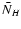 ${\bar{N}_H}$