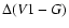 $\Delta(V1 - G)$