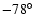$ -78\hbox{$^\circ$ }$